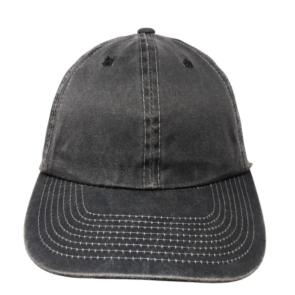 Ewos Strapback Baseball Cap Gray One Size 6 Panel AJM International Full Fit